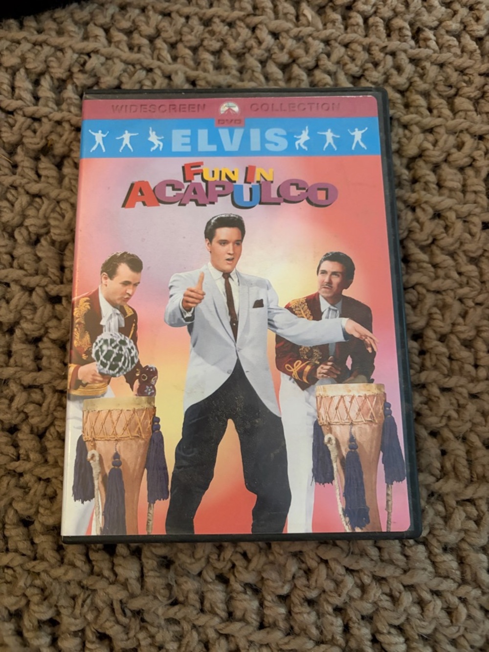 Elvis "Fun in Acapulco" DVD — Pink & Blue Cover